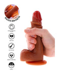 ToyJoy Get Real Silicone Sliding Foreskin Dildo