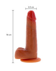 ToyJoy Get Real Silicone Sliding Foreskin Dildo