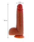 ToyJoy Get Real Silicone Foreskin Dildo 8 Inch