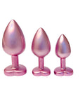 Gleaming Love Pearl Pink Butt Plug Set