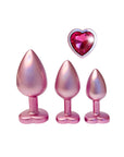 Gleaming Love Pearl Pink Butt Plug Set