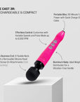 Doxy Die Cast Wand Rechargeable HOT PINK