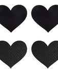 Peekaboo Pasties Black Hearts