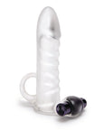 Size Up Clear Penis Vibrating 2 Inch Extender