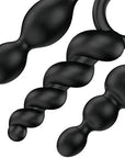 Satisfyer Booty Call Set Of 3 Black Anal Plugs