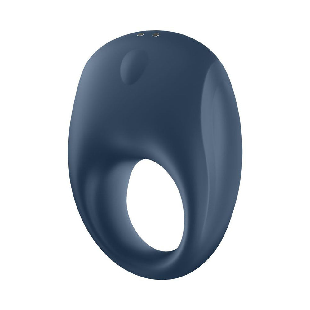  App Enabled Strong One Cock Ring Blue