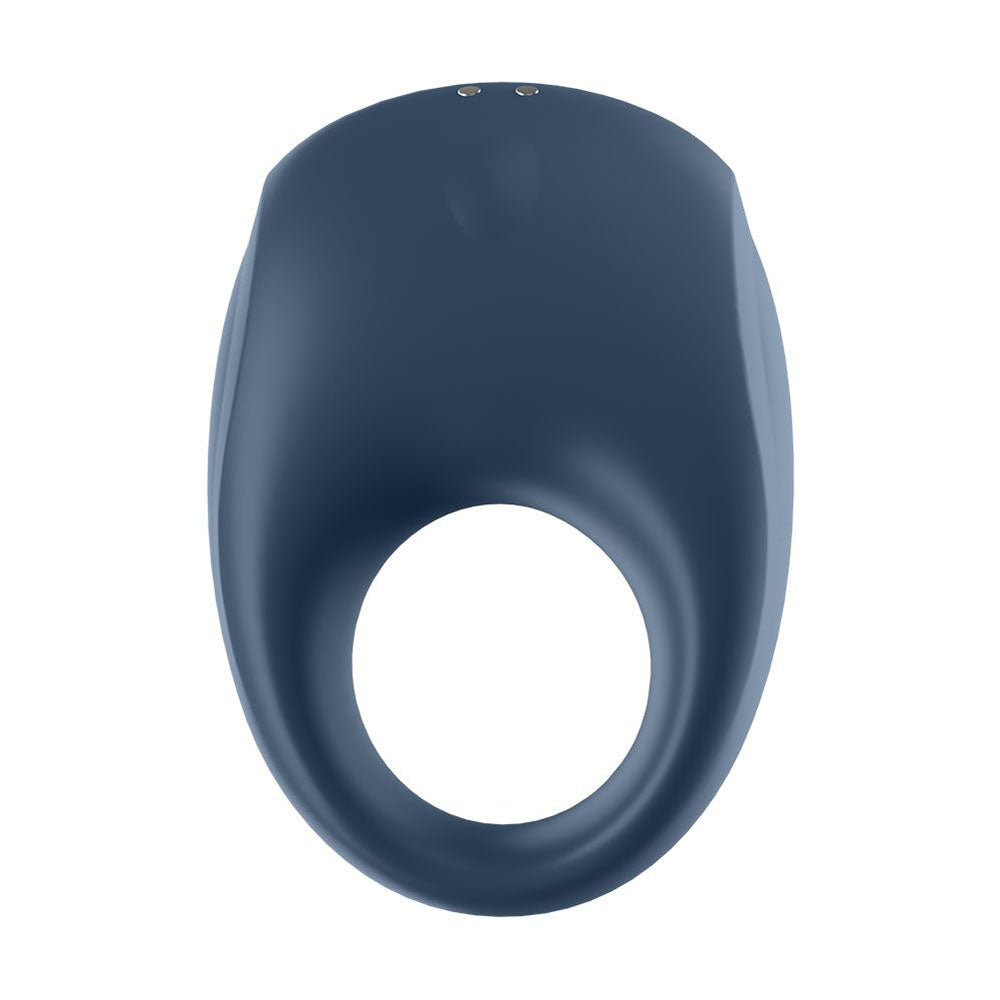  App Enabled Strong One Cock Ring Blue