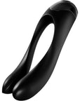  Candy Cane Finger Vibrator Black