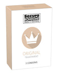 Secura Kondome Original Transparent x3 Condoms