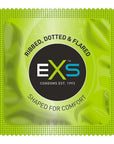 EXS Comfy Fit Ribbed and Dotted Condoms 12 Pack