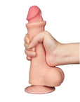 Lovetoy Sliding Easy Bend Skin Dildo 8 Inch