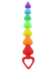 ToyJoy Rainbow Heart Anal Beads