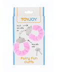 ToyJoy Furry Fun Wrist Cuffs Pink