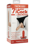 VacULock 7 Inch Realistic Cock With Ultra Harness