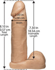 VacULock 8 Inch Realistic Cock With Ultra Harness