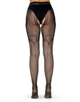 Leg Avenue Suspender Tight in Duchess Lace UK 8 to 14