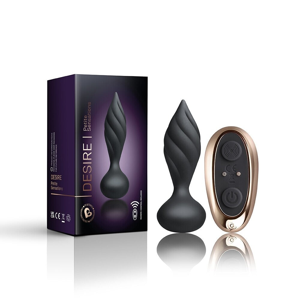 Petite Sensations Desire Butt Plug Black