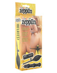 Zepplin Unisex Inflatable Vibrating Anal Wand Black