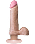 The Realistic Cock 6 Inch Vibrating Dildo Flesh Pink