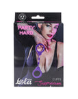 Lola Party Hard Suppression Silicone Handcuffs Purple