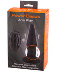 Power Beads Anal Play Rimming And Vibrating Butt Plug