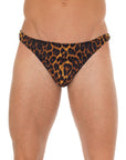 Mens Leopard Print GString