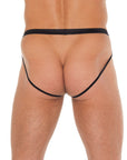 Mens Black Pouch With Jockstraps