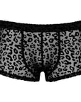 Noir Sheer Animal Print Pants