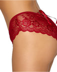 Cottelli Crotchless Panty Red