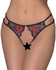 Cottelli Adjustable Lacey Crotchless Brief