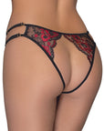 Cottelli Adjustable Lacey Crotchless Brief