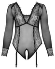 Cottelli Curves Long Sleeved Crotchless Body