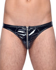 Briefs With Zip Black