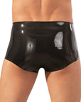 Latex Boxers With Penis Sleeve Black