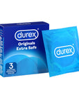 Durex Extra Safe Regular Fit Condoms 3 Pack