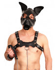 Red Leather Puppy Dog Mask