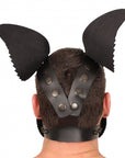 Red Leather Puppy Dog Mask