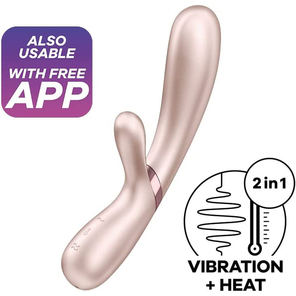 Hot Lover Warming Vibrator With App Control Pink