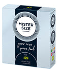 Mister Size 49mm Your Size Pure Feel Condoms 3 Pack