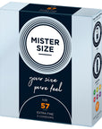 Mister Size 57mm Your Size Pure Feel Condoms 3 Pack