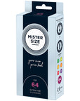 Mister Size 64mm Your Size Pure Feel Condoms 10 Pack