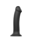 Strap On Me Silicone Dual Density Bendable Dildo Small Black