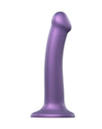 Strap On Me Mono Density Metalic Shine Dildo Medium Purple