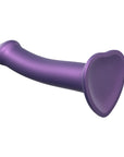 Strap On Me Mono Density Metalic Shine Dildo Medium Purple