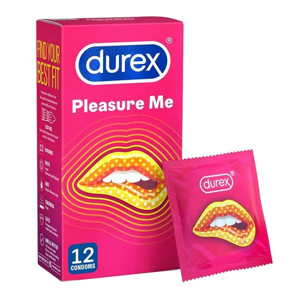 Durex Pleasure Me Ribbed And Dotted Condoms