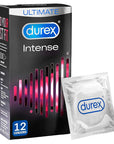 Durex Intense Ribbed And Dotted Condoms