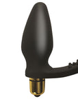 ROZen Cockring And Anal Plug Black