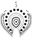 Bijoux Indiscrets Flamboyant Rhinestone Jewellery Black Silver