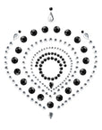 Bijoux Indiscrets Flamboyant Rhinestone Jewellery Black Silver