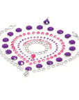 Bijoux Indiscrets Flamboyant Rhinestone Jewellery Purple Pink